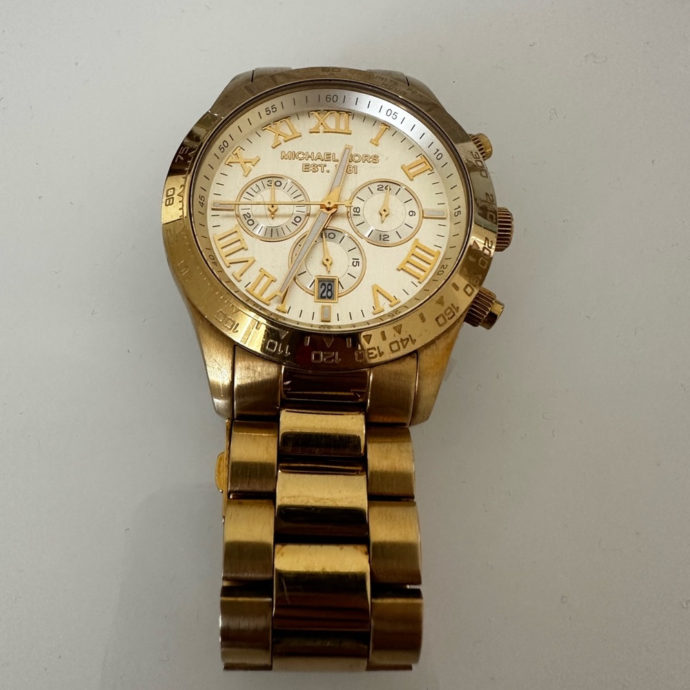 MK Michael Kors gold watch